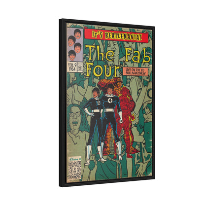 The Beatles - Beatlemania - Gallery Canvas Wraps, Vertical Frame