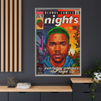 Nights - Matte Canvas, Framed (Multi-color)
