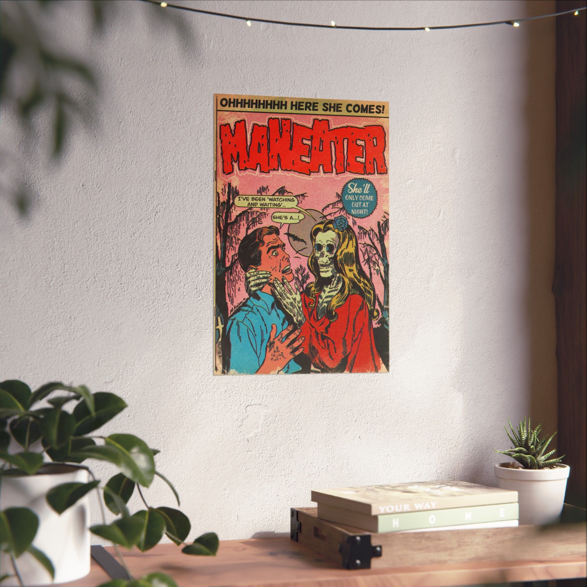 Maneater - Matte Vertical Posters