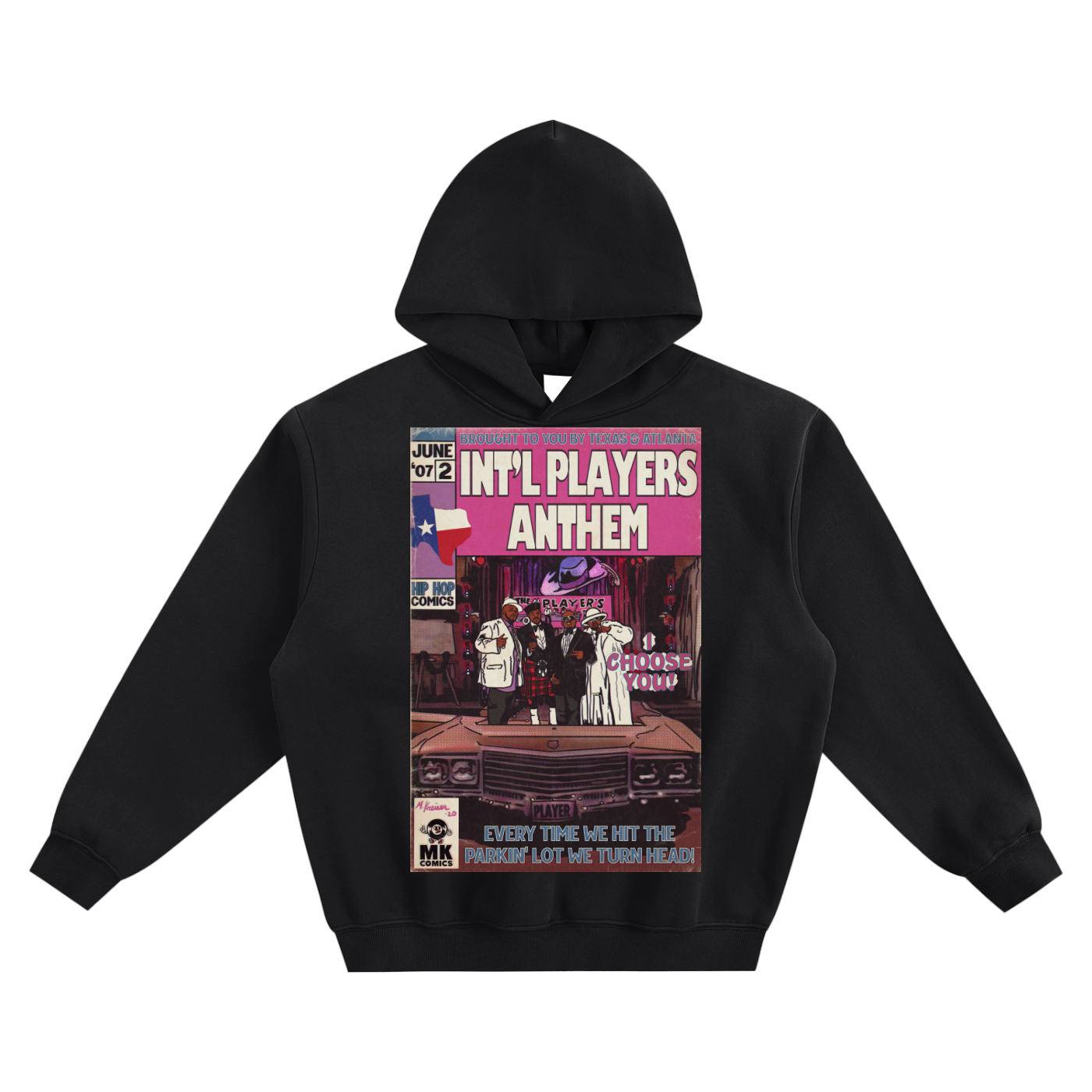 Int'l Players Anthem - Fleeced Boxy Hoodie