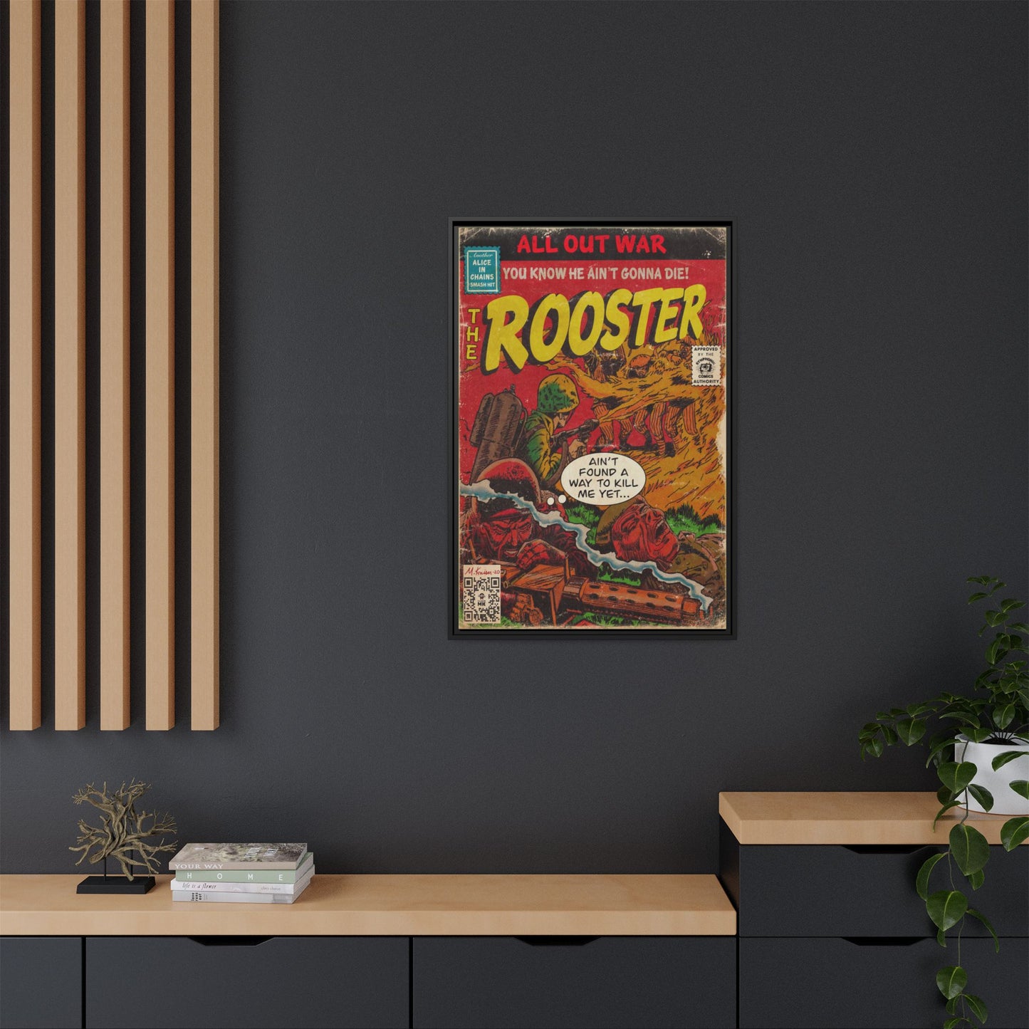 Alice In Chains - Rooster - Gallery Canvas Wraps, Vertical Frame