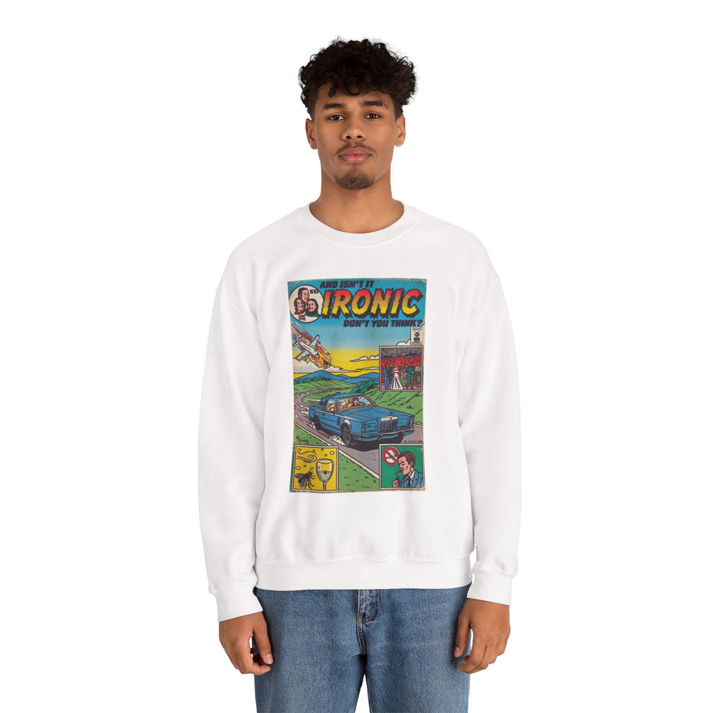 Ironic - Unisex Heavy Blend™ Crewneck Sweatshirt