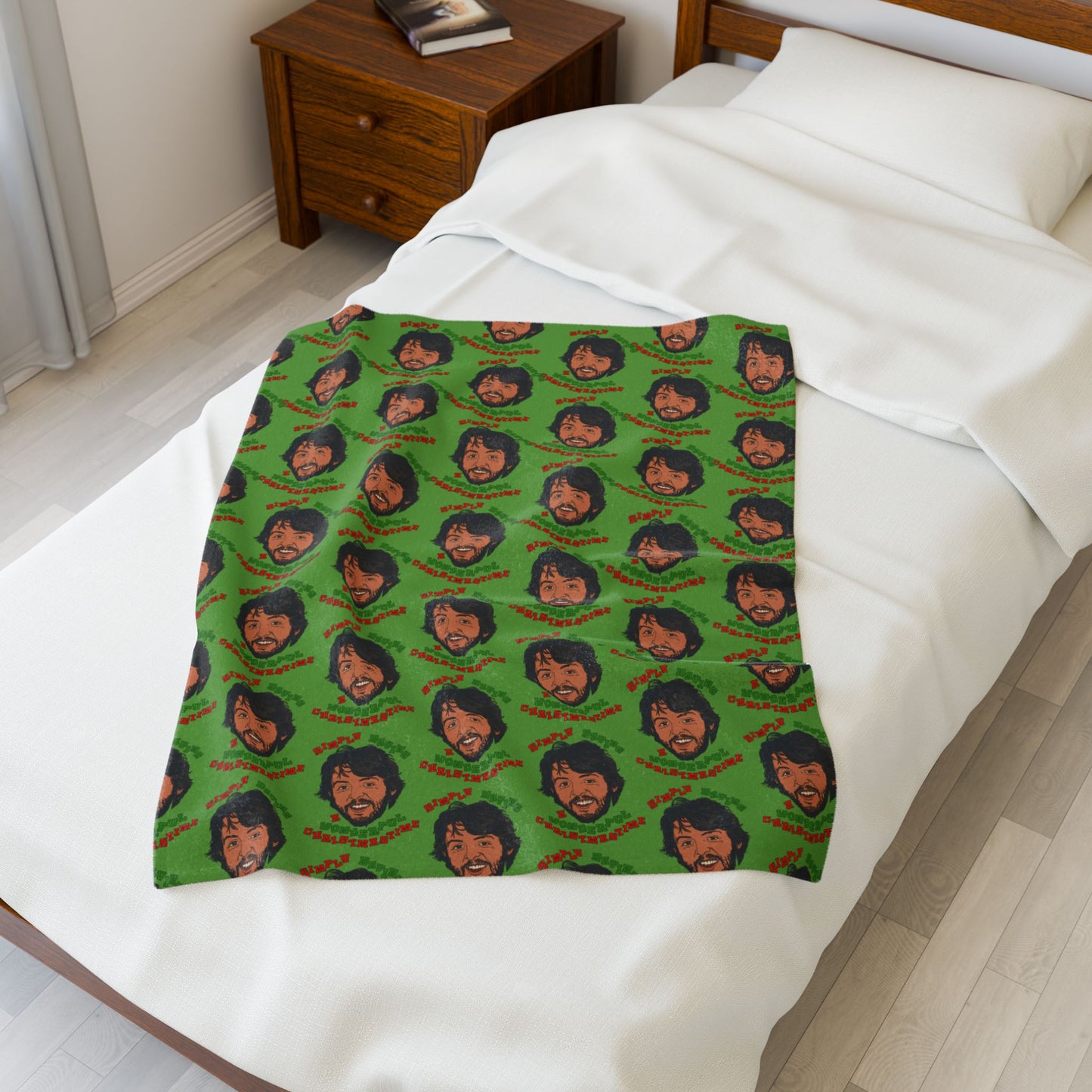 Simply Having a Wonderful Christmastime - Velveteen Plush Blanket