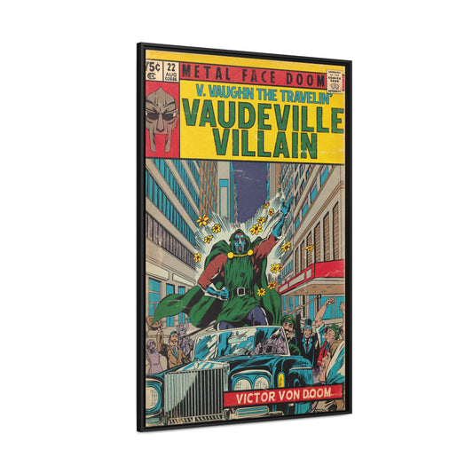 MF DOOM - Vaudeville Villian - Gallery Canvas Wraps, Vertical Frame