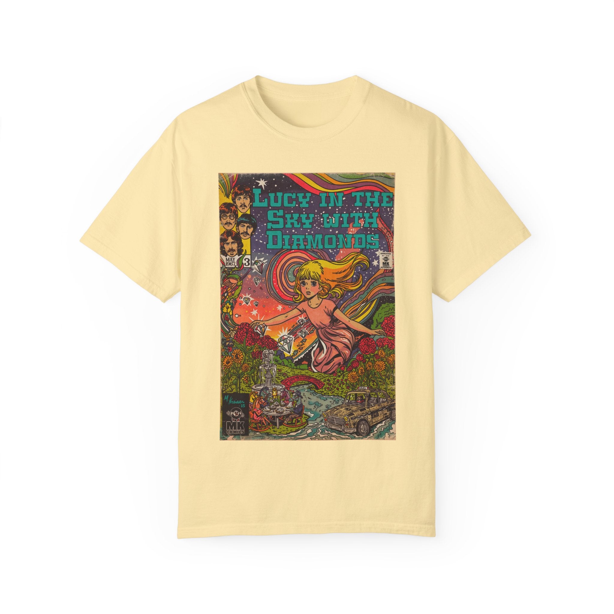 Lucy in the Sky with Diamonds - Unisex Comfort Colors T-shirt