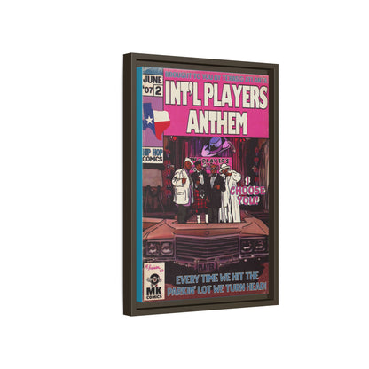 Int’l Players Anthem - Matte Canvas, Framed (Multi-color)