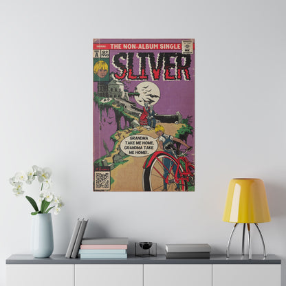 Nirvana - Sliver - Matte Canvas, Stretched