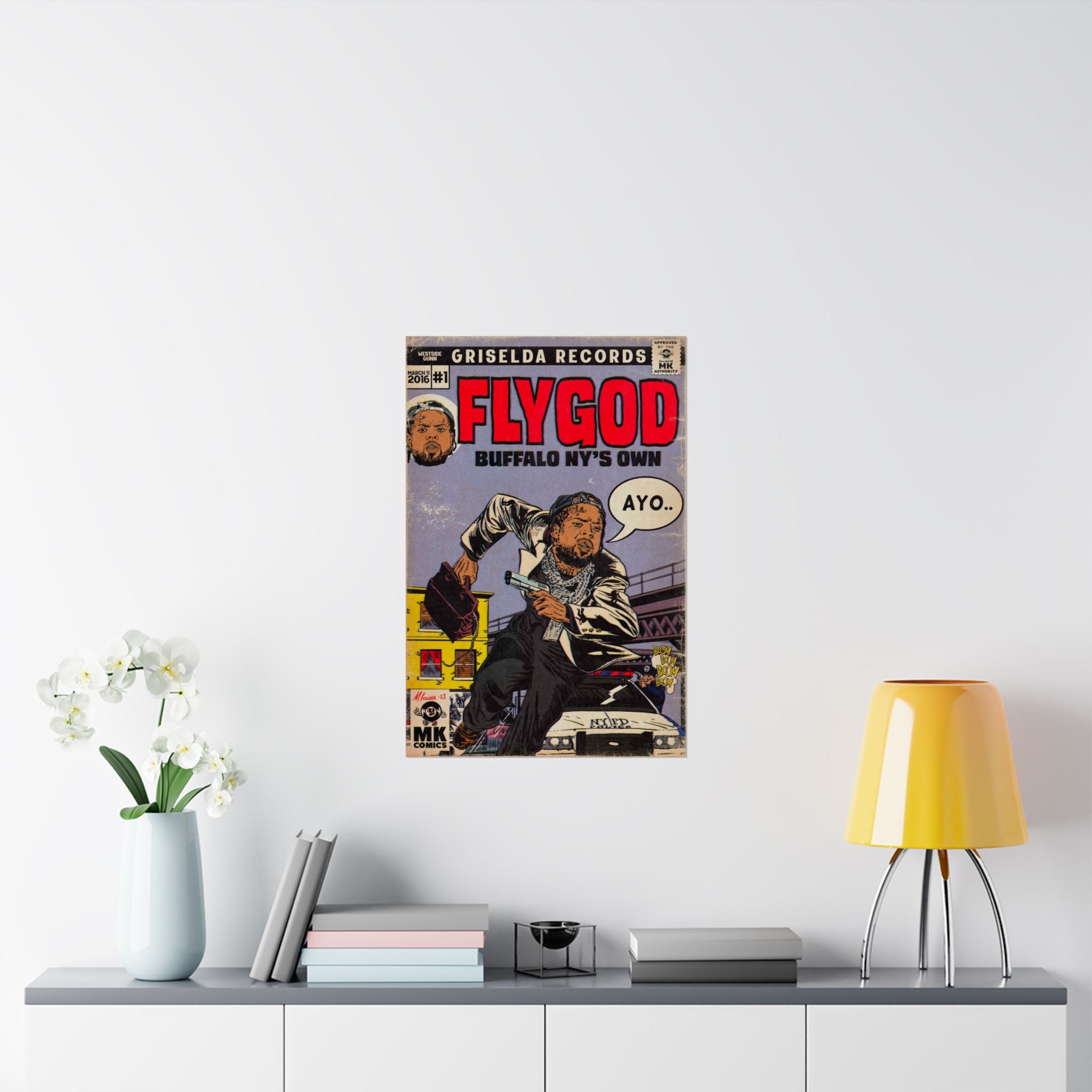 Flygod - Premium Matte Vertical Poster