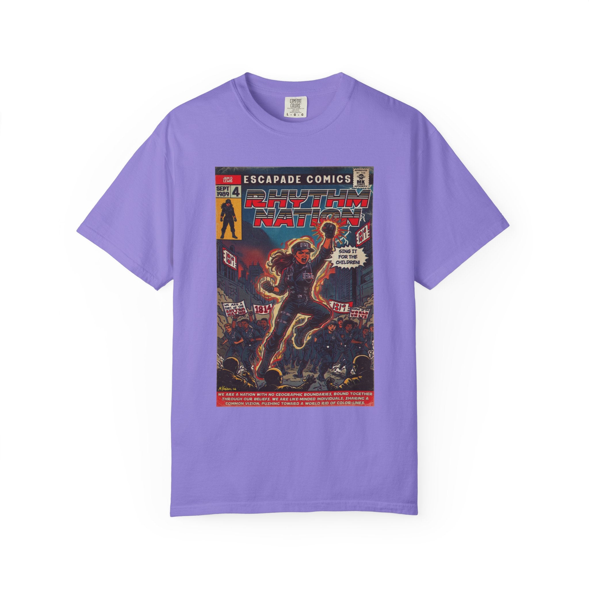 Rhythm Nation - Unisex Comfort Colors T-shirt