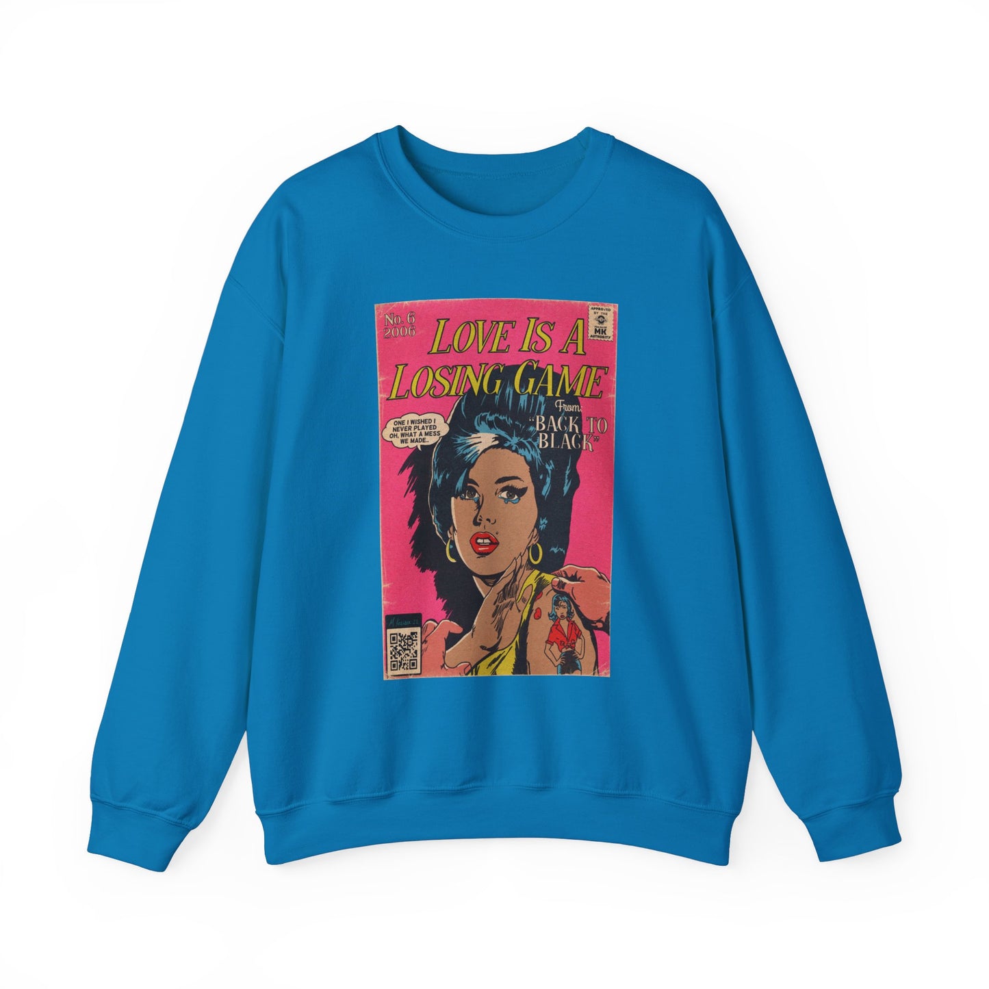Amy Winehouse - Love Is A Losing Game - Unisex Heavy Blend™ Crewneck Sweatshirt