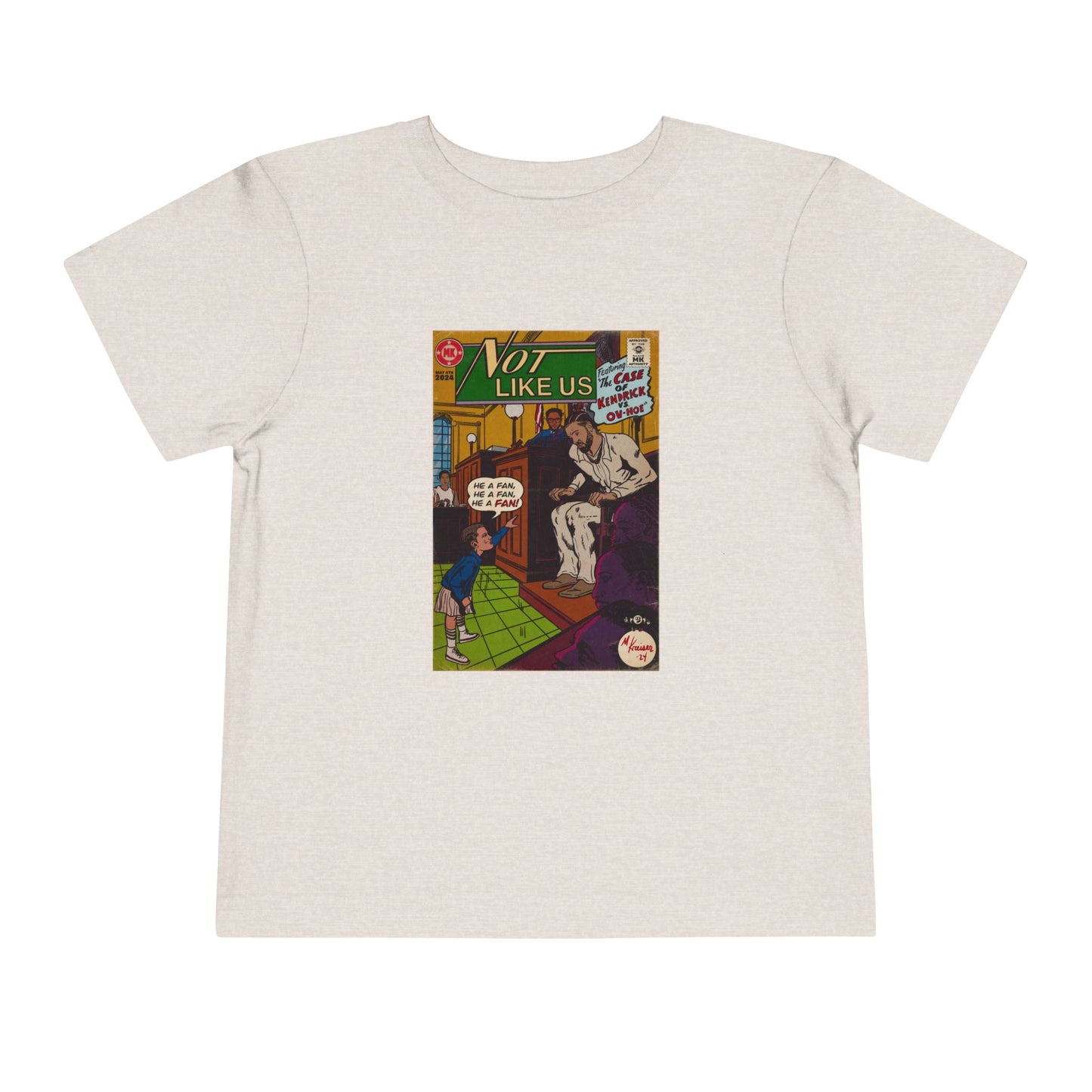 Kendrick Lamar - Not Like Us - Toddler Short Sleeve Tee