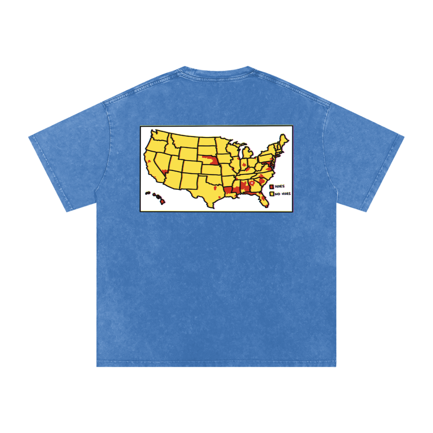 Word of Mouf - Snow Washed Oversized Cotton T-Shirt