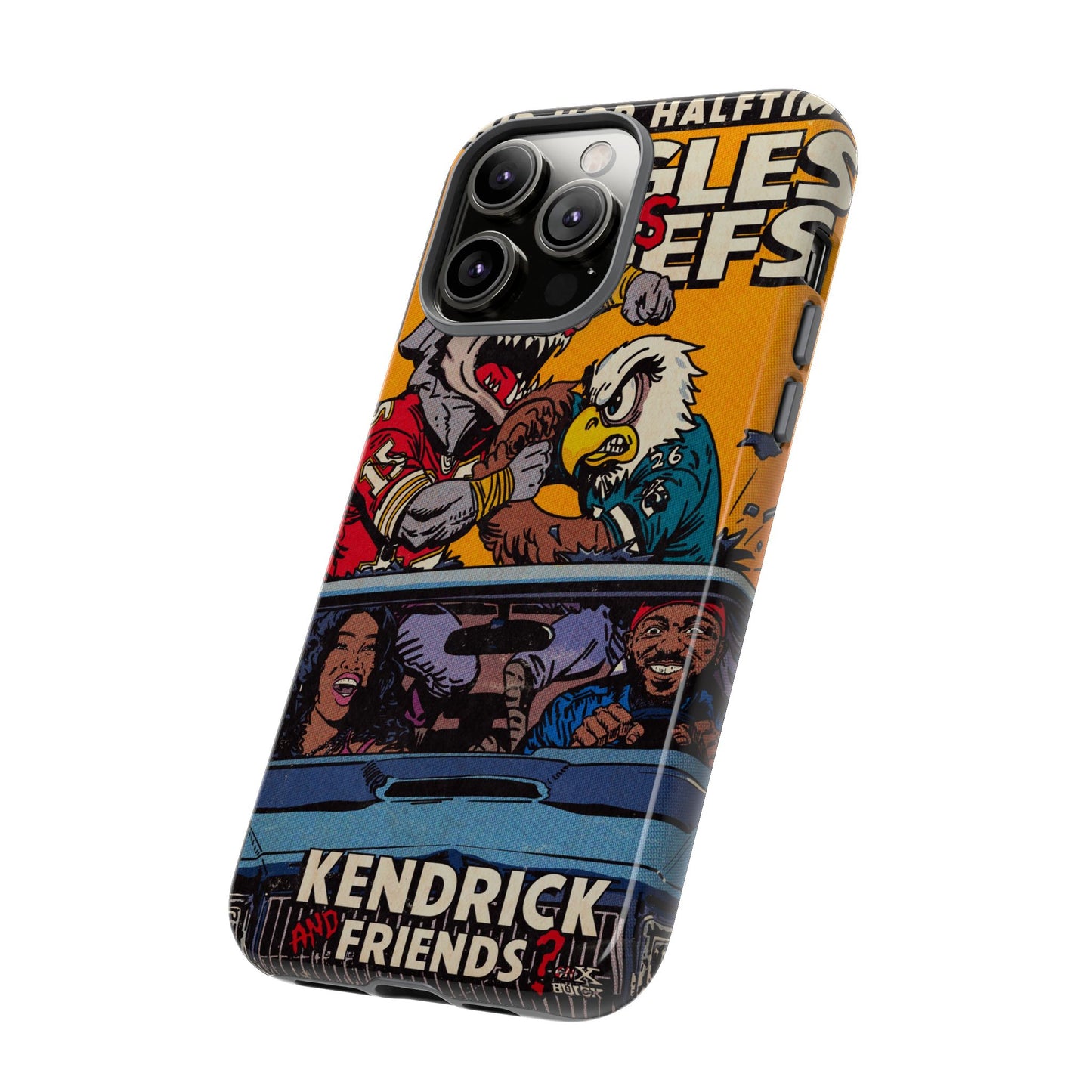 Kendrick & SZA - 2025 Halftime - Eagles vs Chiefs - Tough Phone Cases