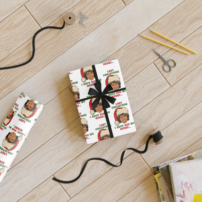 WHAM - Last Christmas- George Michael- Gift Wrapping Paper Rolls, 1pc