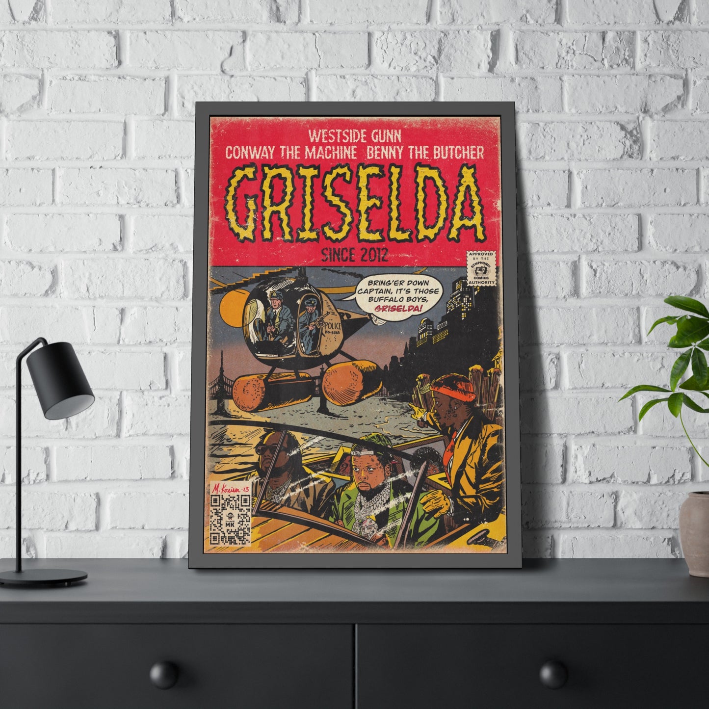 Griselda - Comic Book Art - Framed Paper Posters