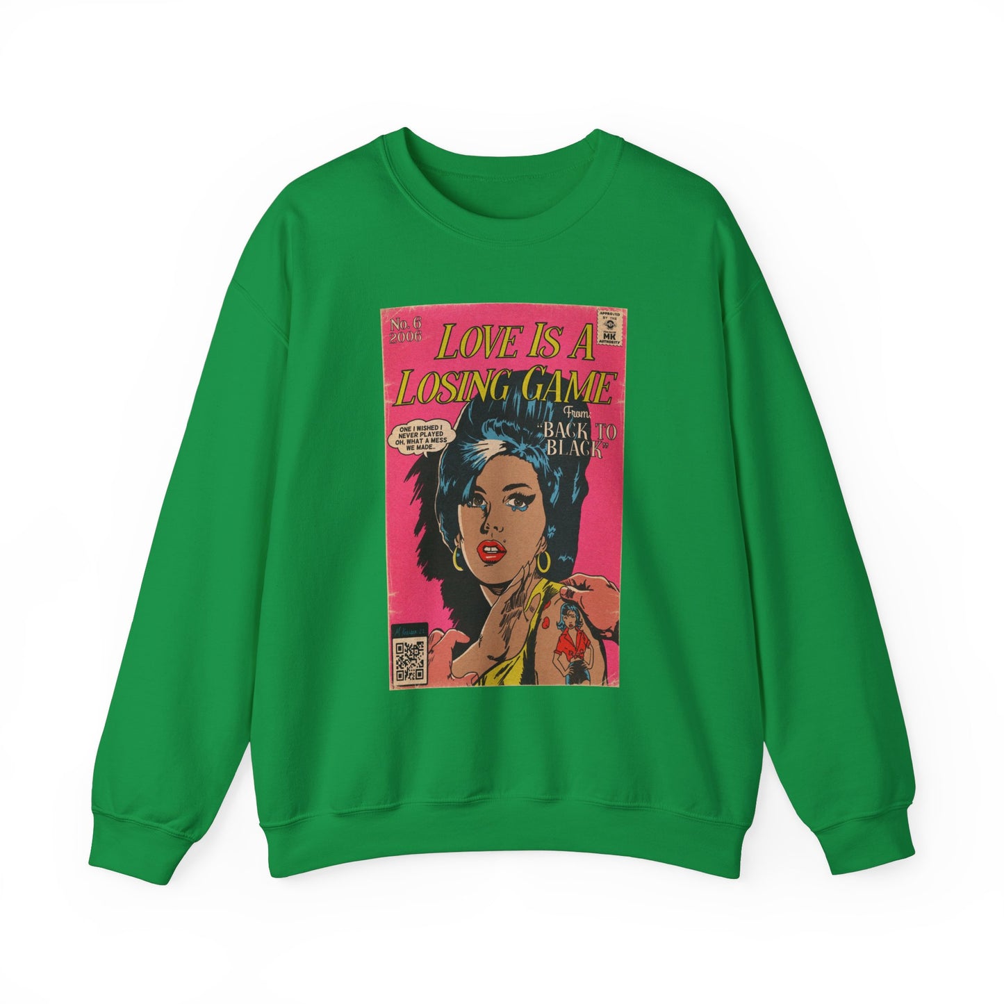 Amy Winehouse - Love Is A Losing Game - Unisex Heavy Blend™ Crewneck Sweatshirt