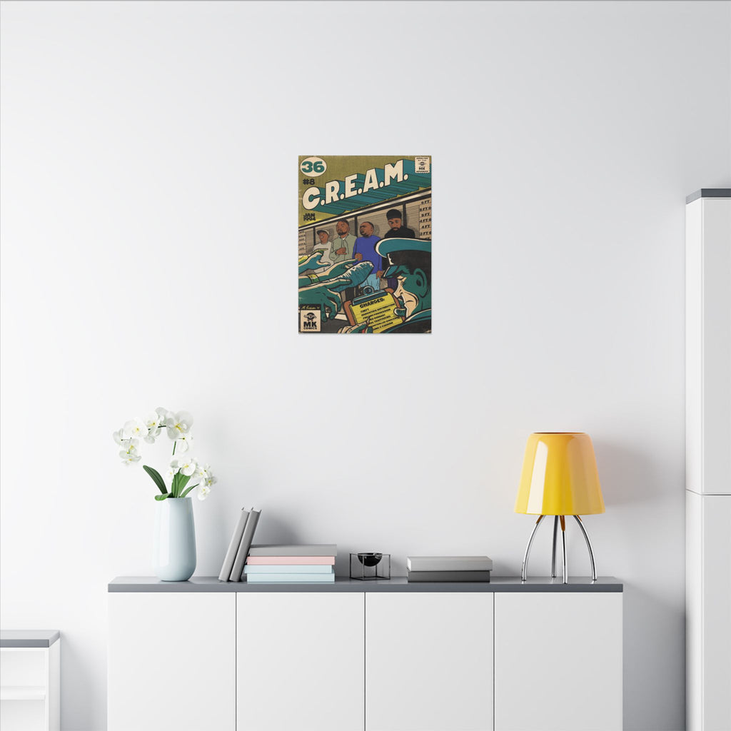 C.R.E.A.M - Matte Canvas, Stretched, 0.75" (Multi-Size)