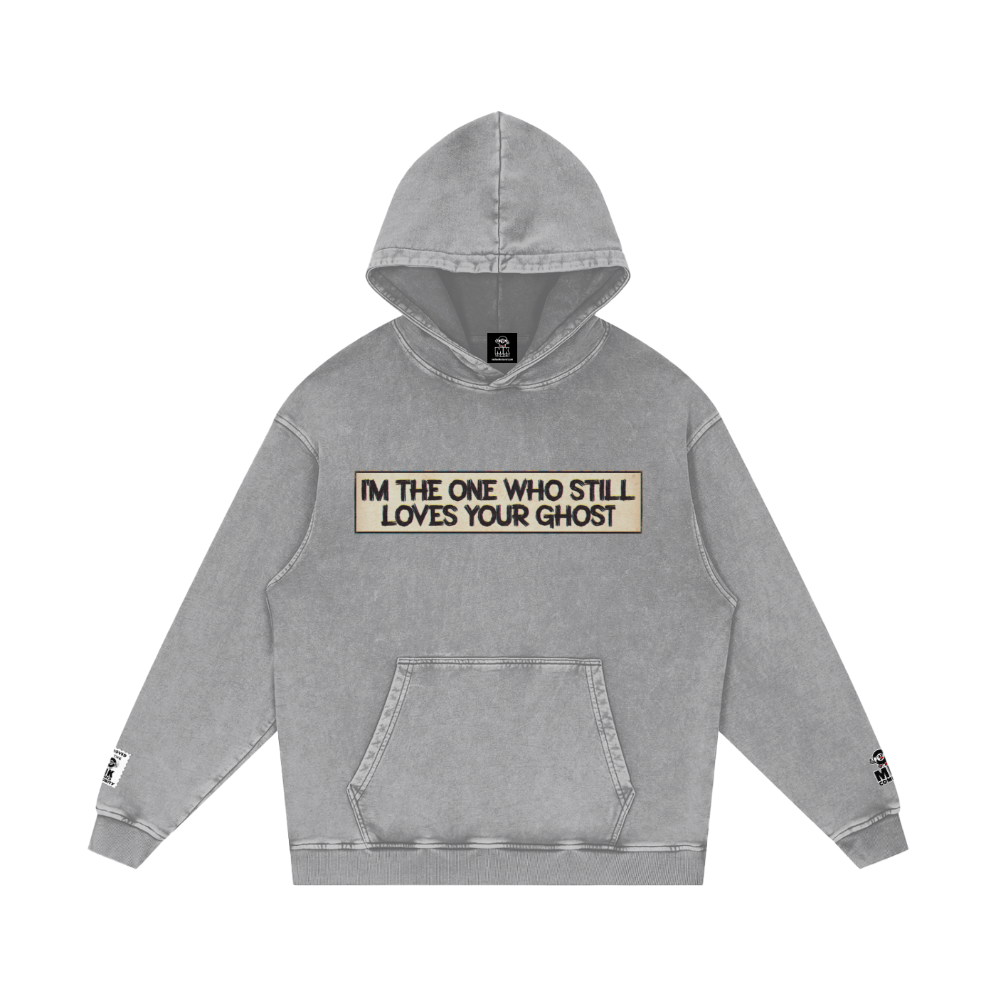 True Believer - Snow Washed Loose Cotton Hoodie