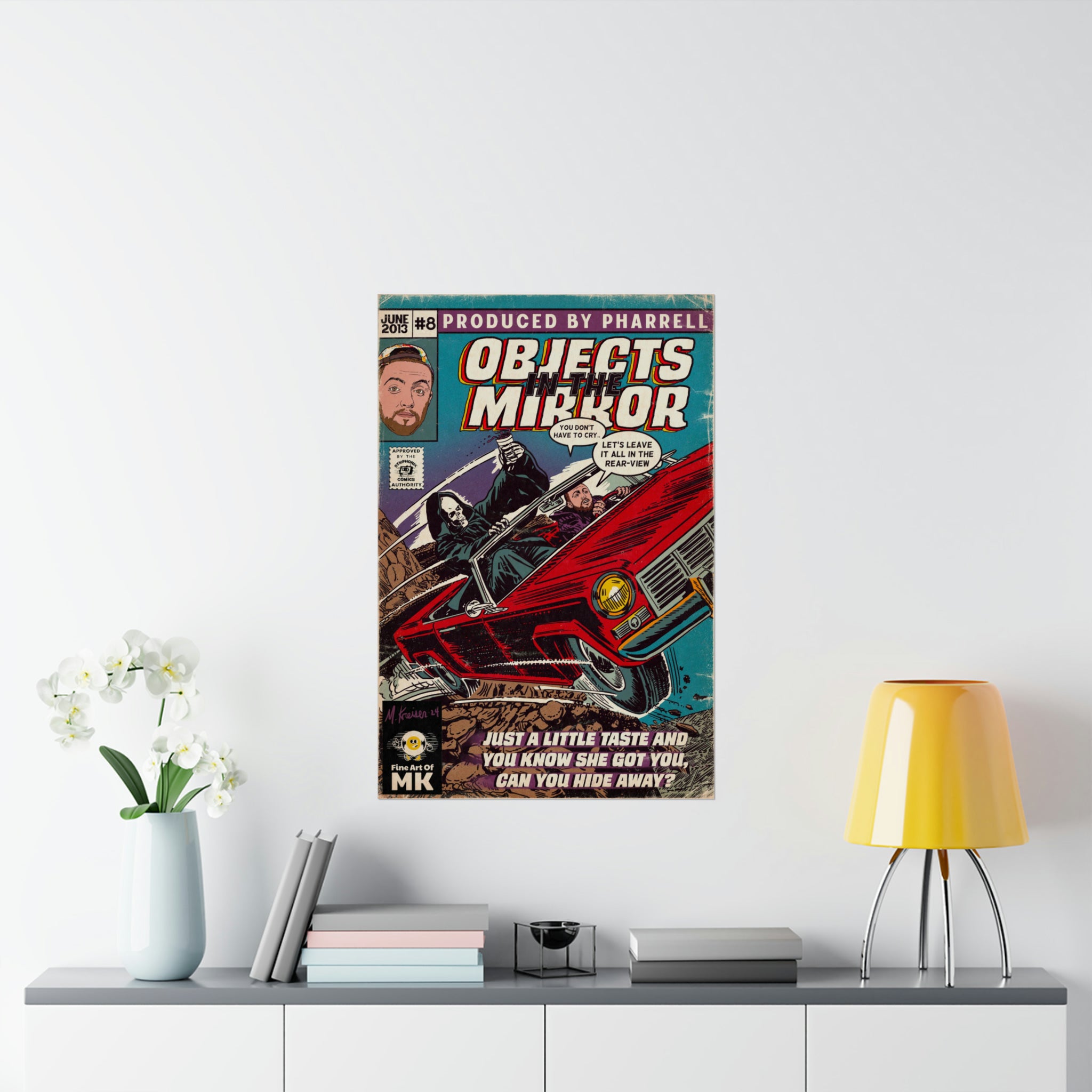 Objects in the Mirror - Matte Vertical Posters