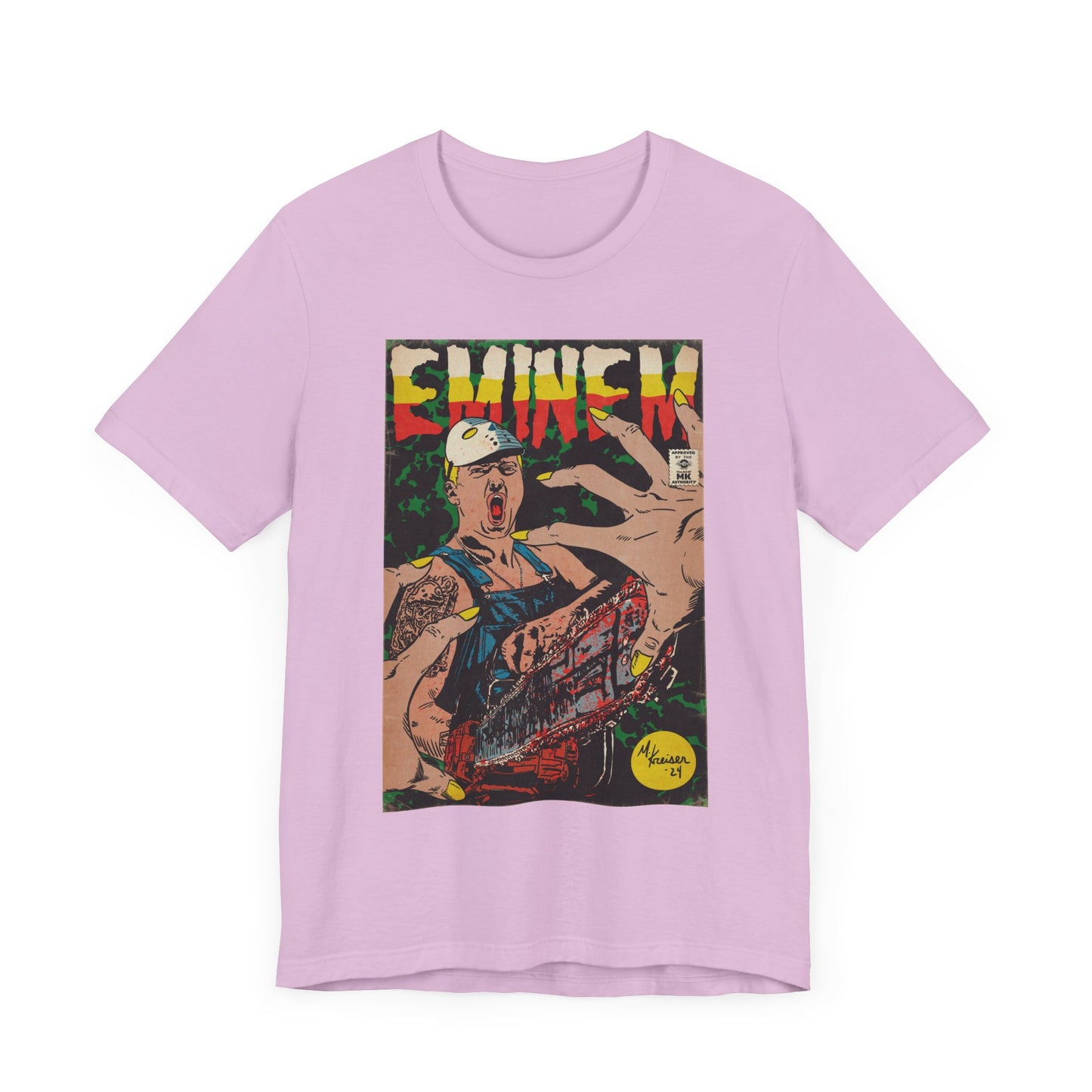 Eminem - Comic Book Art -  Unisex Jersey Short Sleeve Tee