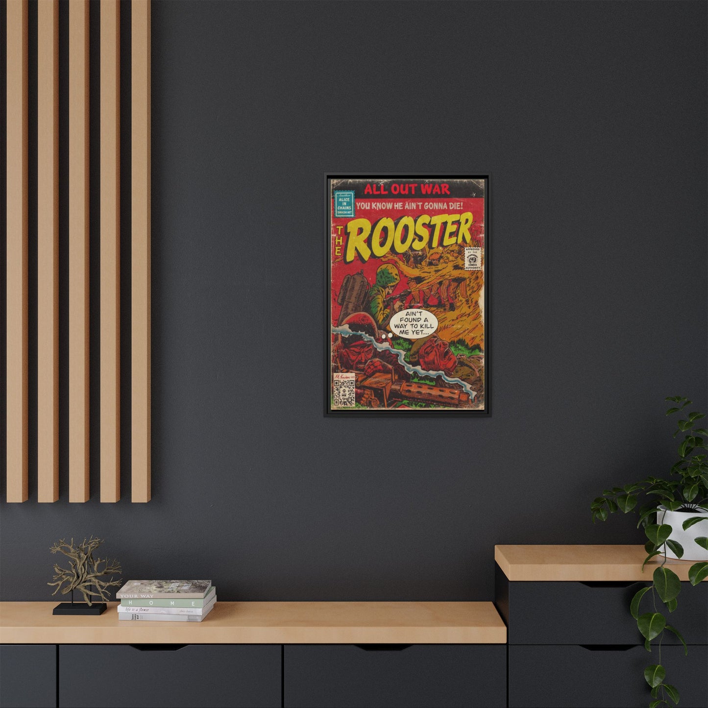 Alice In Chains - Rooster - Gallery Canvas Wraps, Vertical Frame