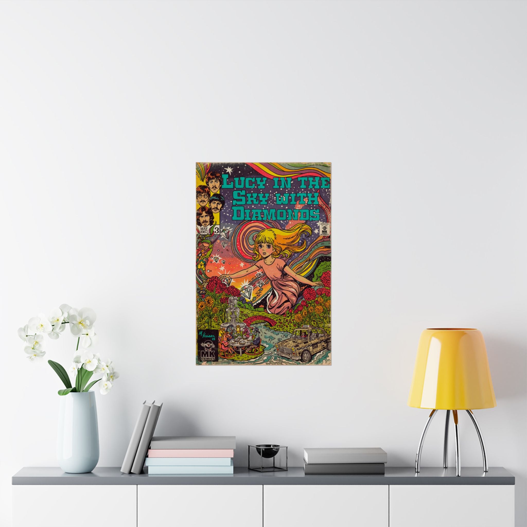 Lucy in the Sky with Diamonds - Matte Vertical Posters