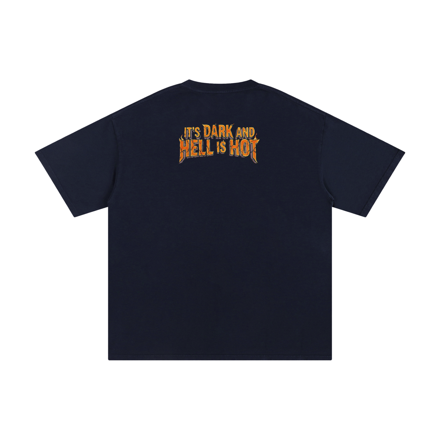 It's Dark & Hell is Hot - Unisex Pure Cotton T-Shirt