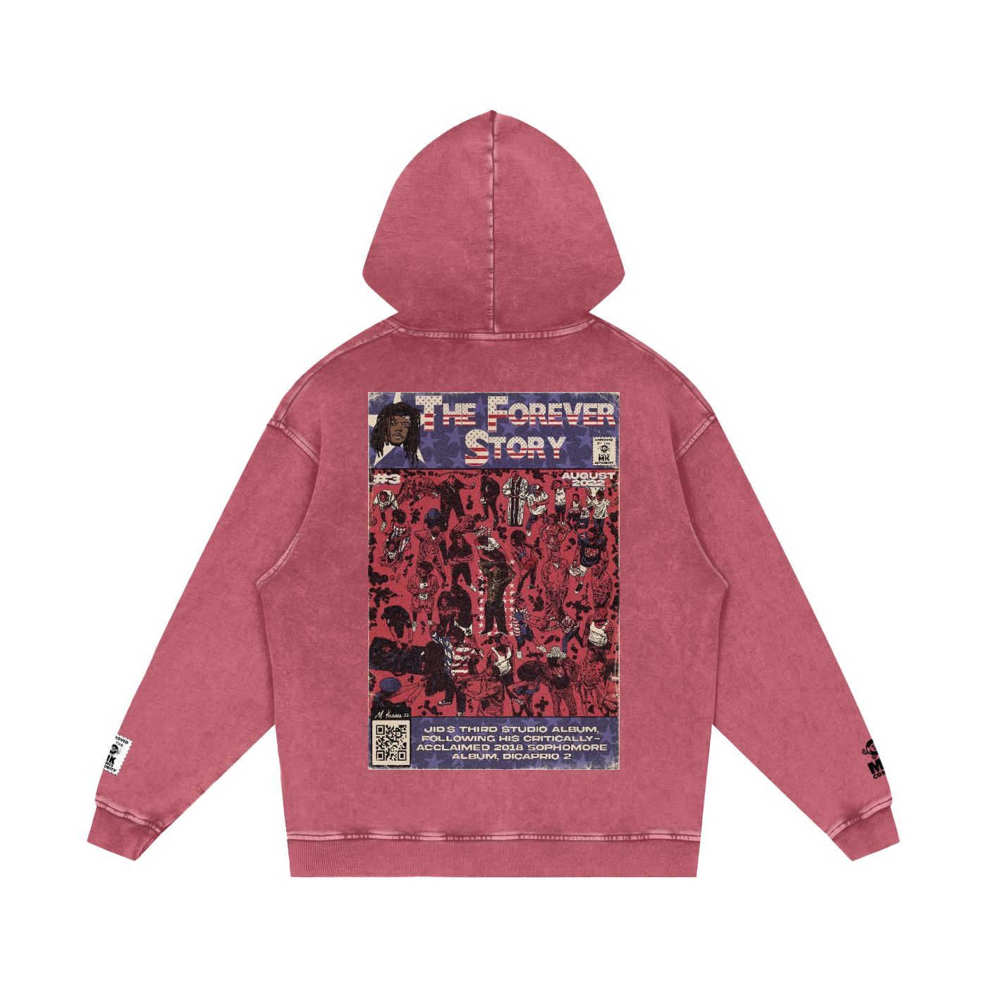 The Forever Story - Snow Washed Loose Cotton Hoodie