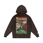 Casino - Snow Washed Loose Cotton Hoodie
