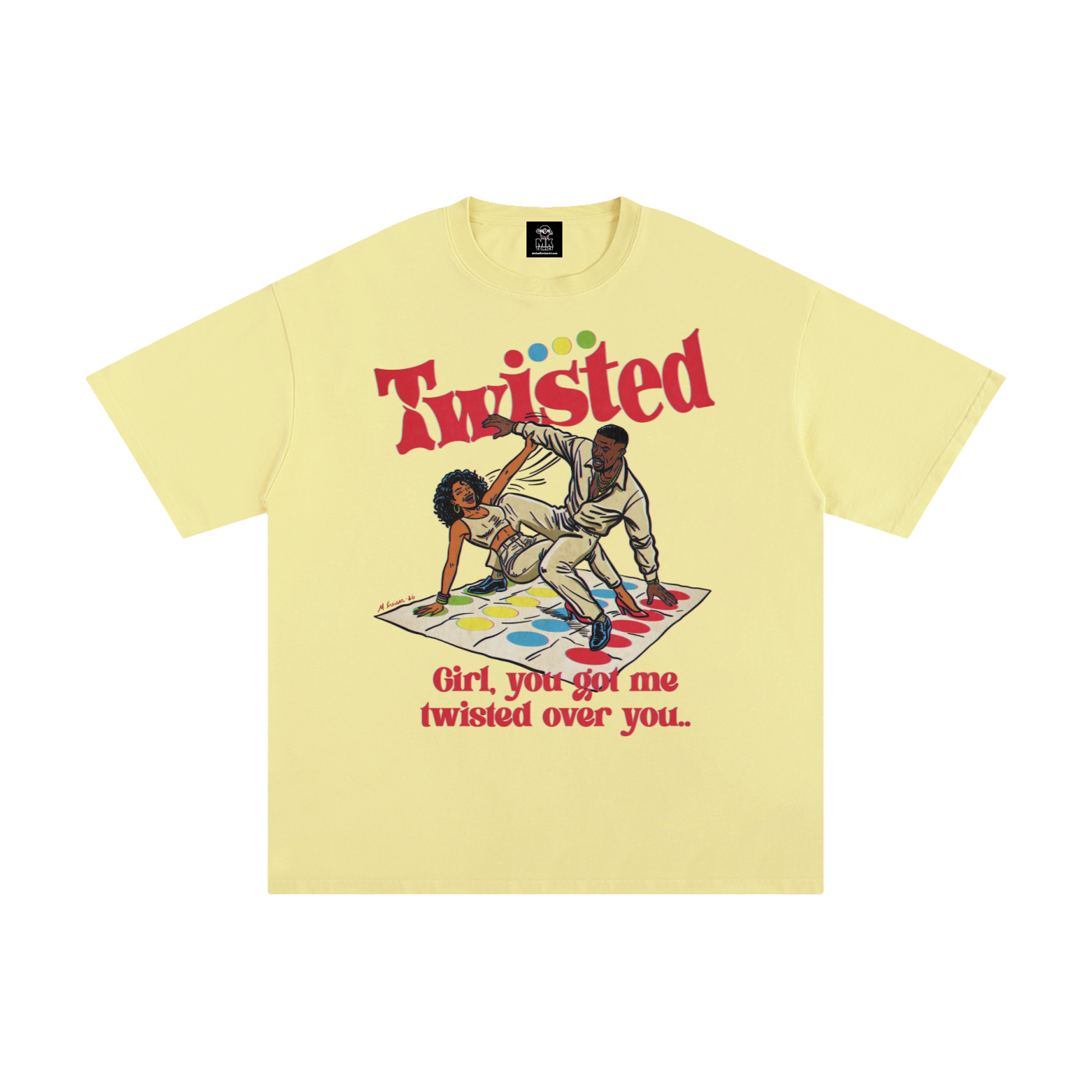 Twisted - Unisex Pure Cotton T-Shirt