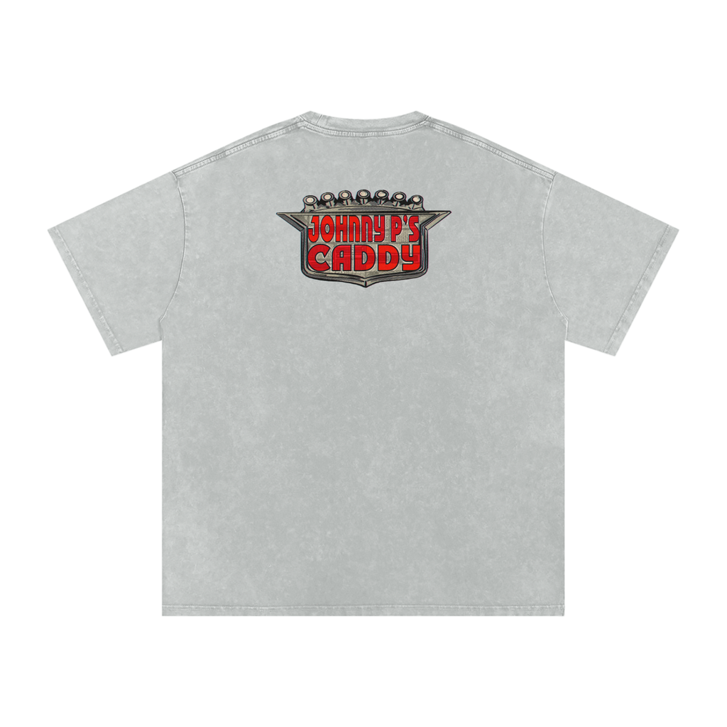 Johnny P's Caddy - Snow Washed Oversized Cotton T-Shirt