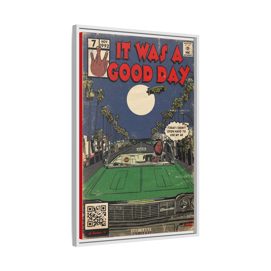 Icecube - It Was a Good Day - Gallery Canvas Wraps, Vertical Frame