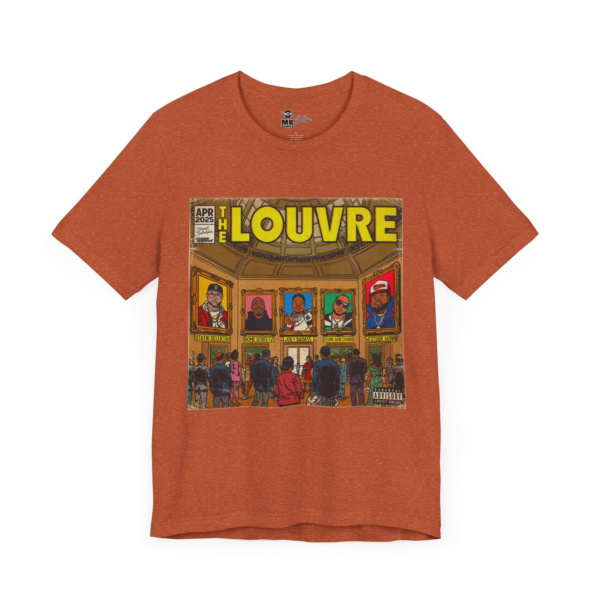 The Louvre - Statik Selektah & MK Collab - Unisex Jersey Short Sleeve Tee