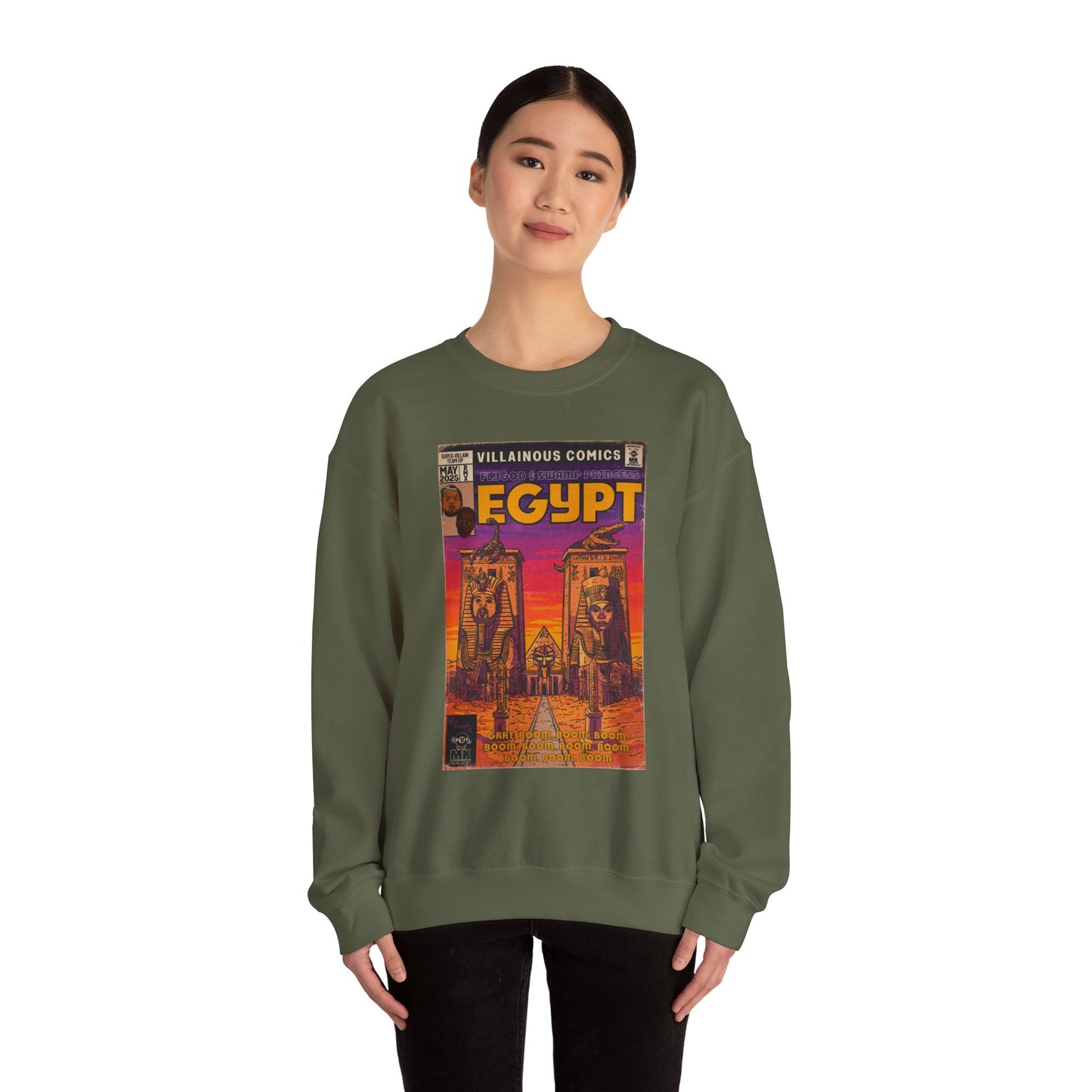 Egypt Remix - Unisex Heavy Blend™ Crewneck Sweatshirt