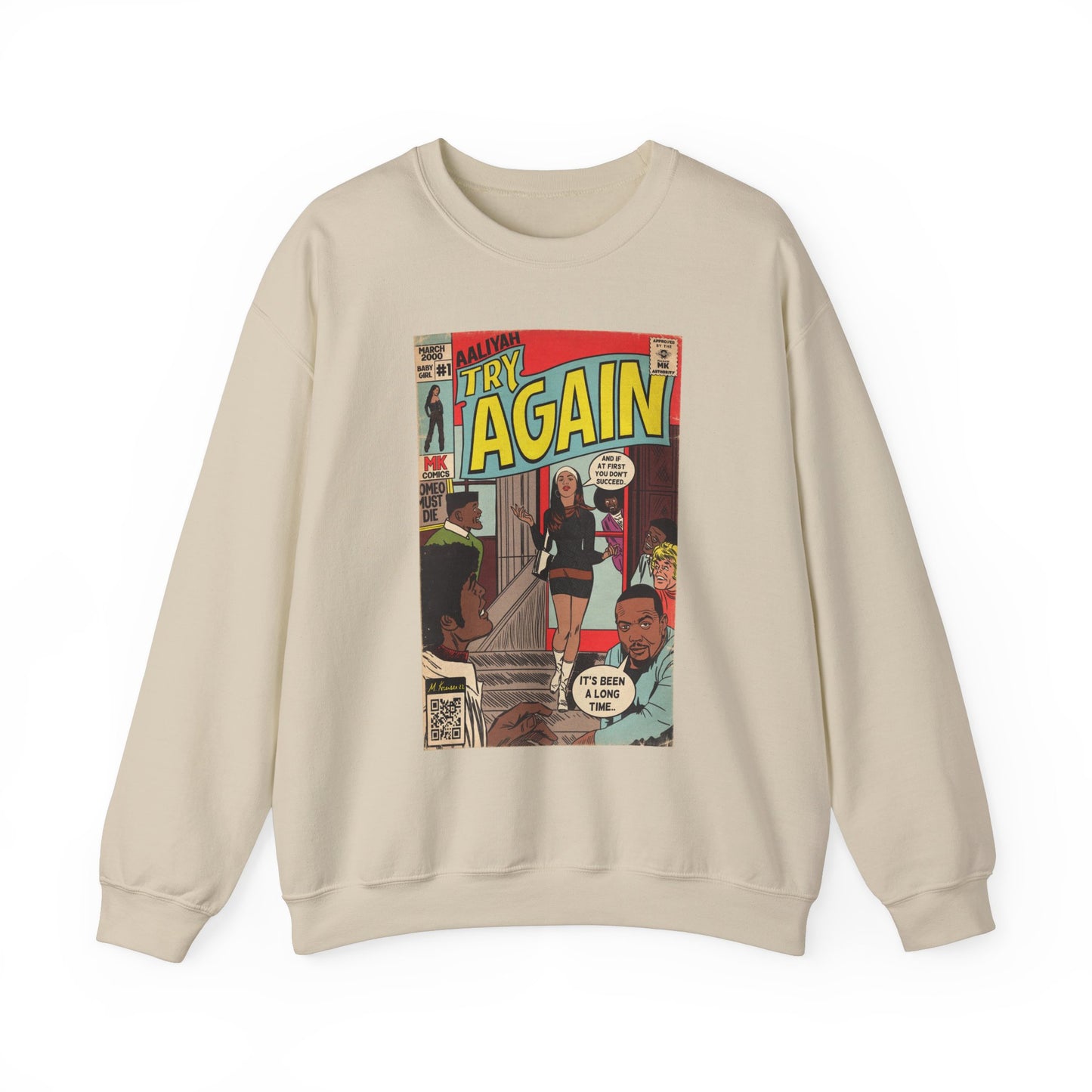 Aaliyah - Try Again - Unisex Heavy Blend™ Crewneck Sweatshirt