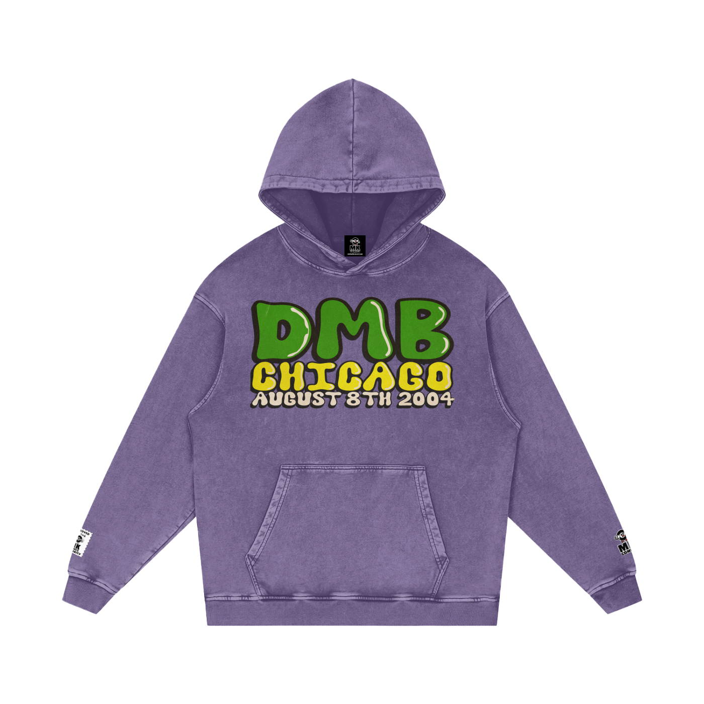 The Crappening -  Snow Washed Loose Cotton Hoodie