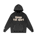 Things Fall Apart - Snow Washed Loose Cotton Hoodie