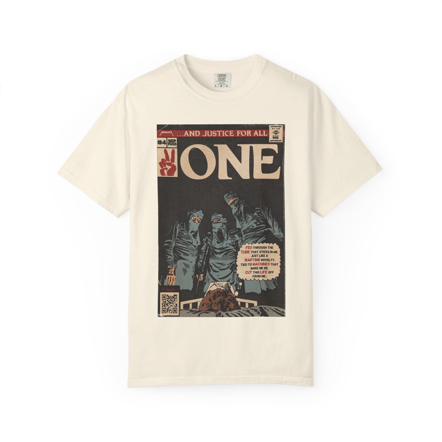 Metallica - One - Unisex Comfort Colors T-shirt