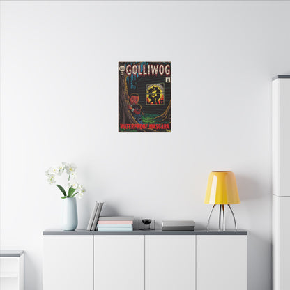 Waterproof Mascara - Golliwog - Matte Canvas, Stretched, 0.75" (Multi-Size)