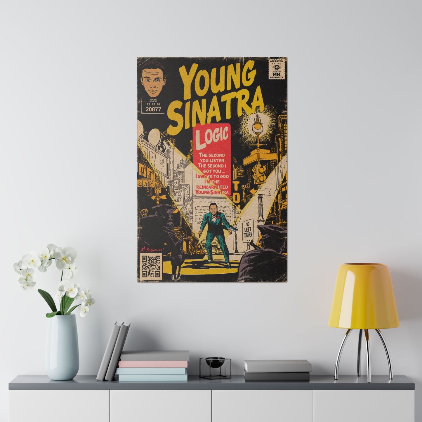 Logic - Young Sinatra - Matte Canvas, Stretched