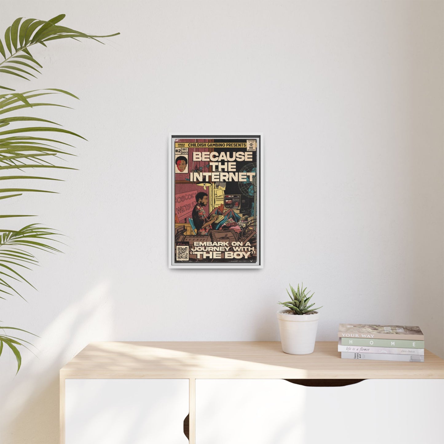 Childish Gambino - Because the Internet - Gallery Canvas Wraps, Vertical Frame