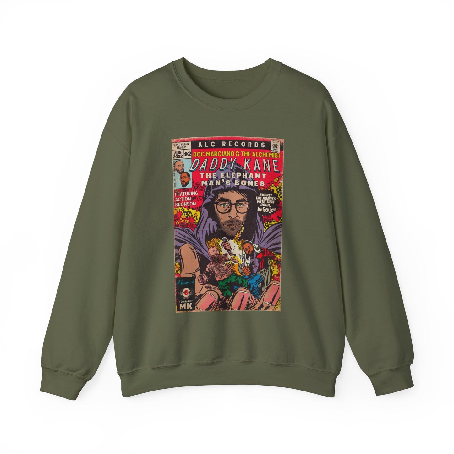 Roc Marciano, Alchemist, Action Bronson - Daddy Kane - Unisex Heavy Blend™ Crewneck Sweatshirt