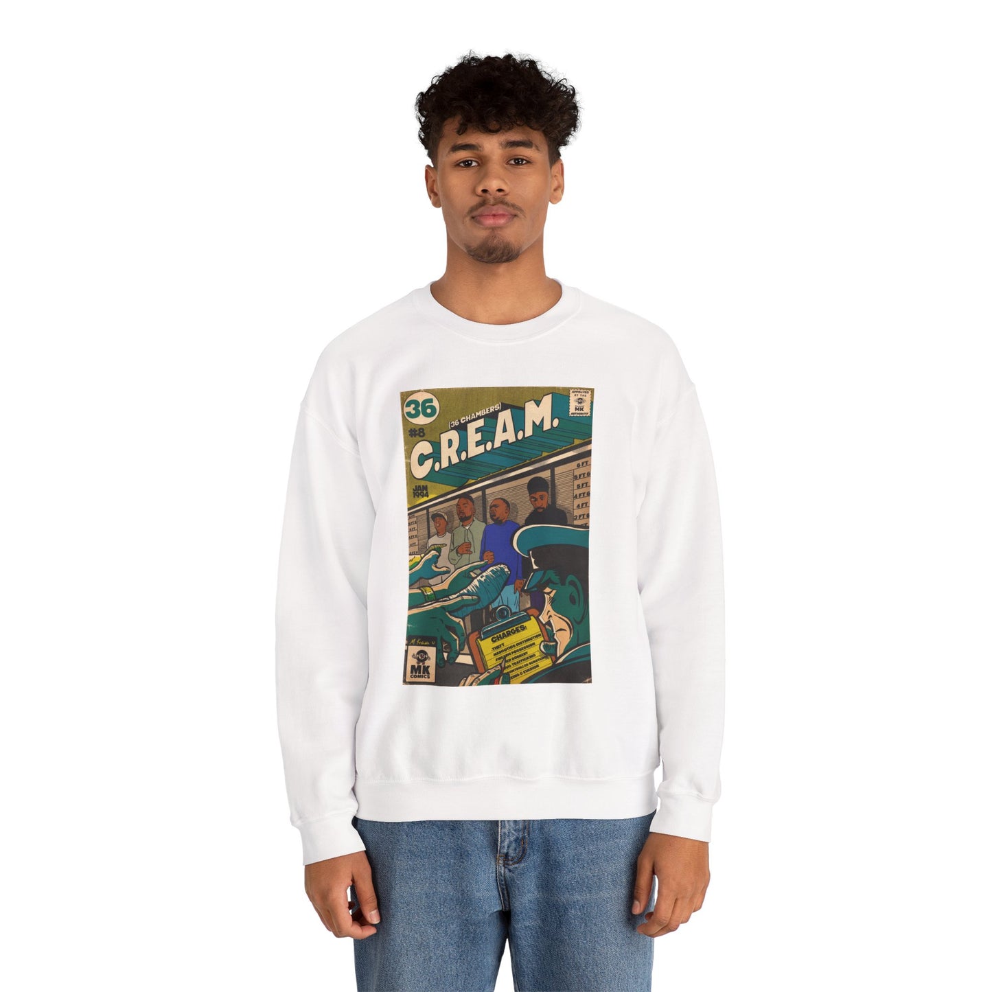 C.R.E.A.M - Unisex Heavy Blend™ Crewneck Sweatshirt