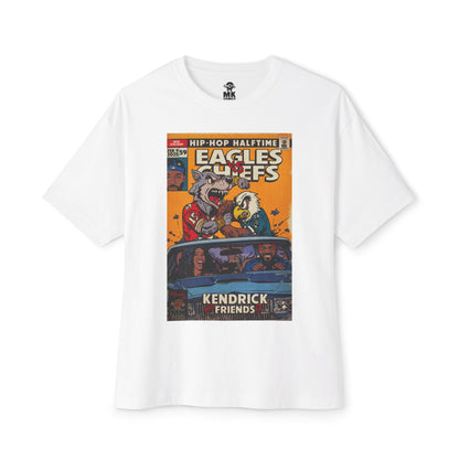 Kendrick & SZA - 2025 Halftime - Eagles vs Chiefs - Unisex Oversized Boxy Tee