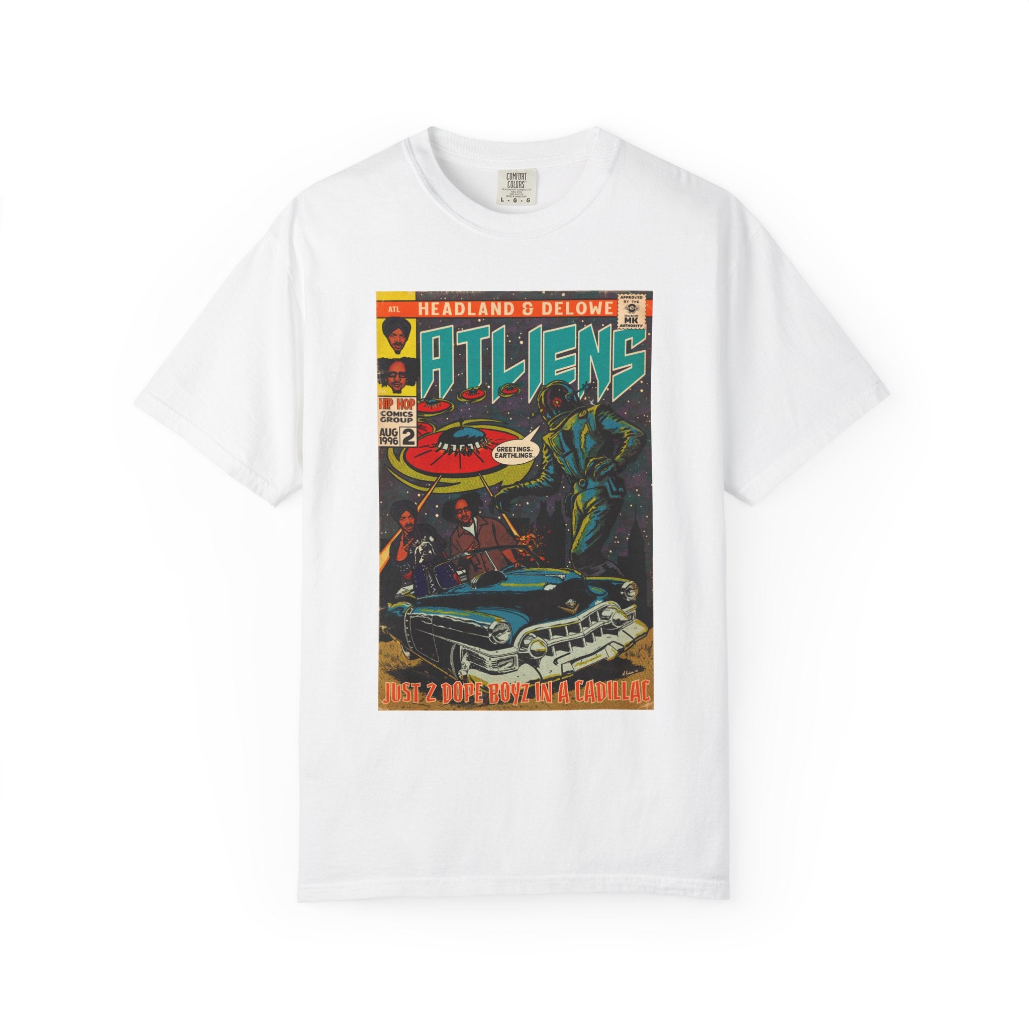 ATLiens - 2 Dope Boyz in a Cadillac - Unisex Comfort Colors T-shirt