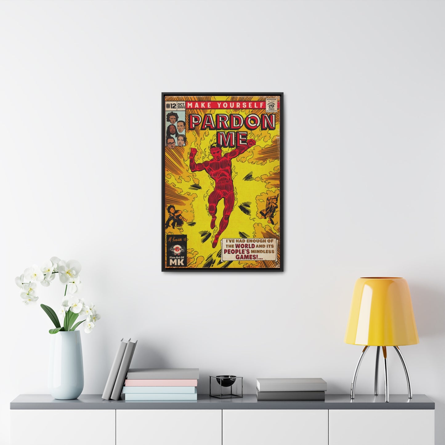 Incubus - Pardon Me - Gallery Canvas Wraps, Vertical Frame