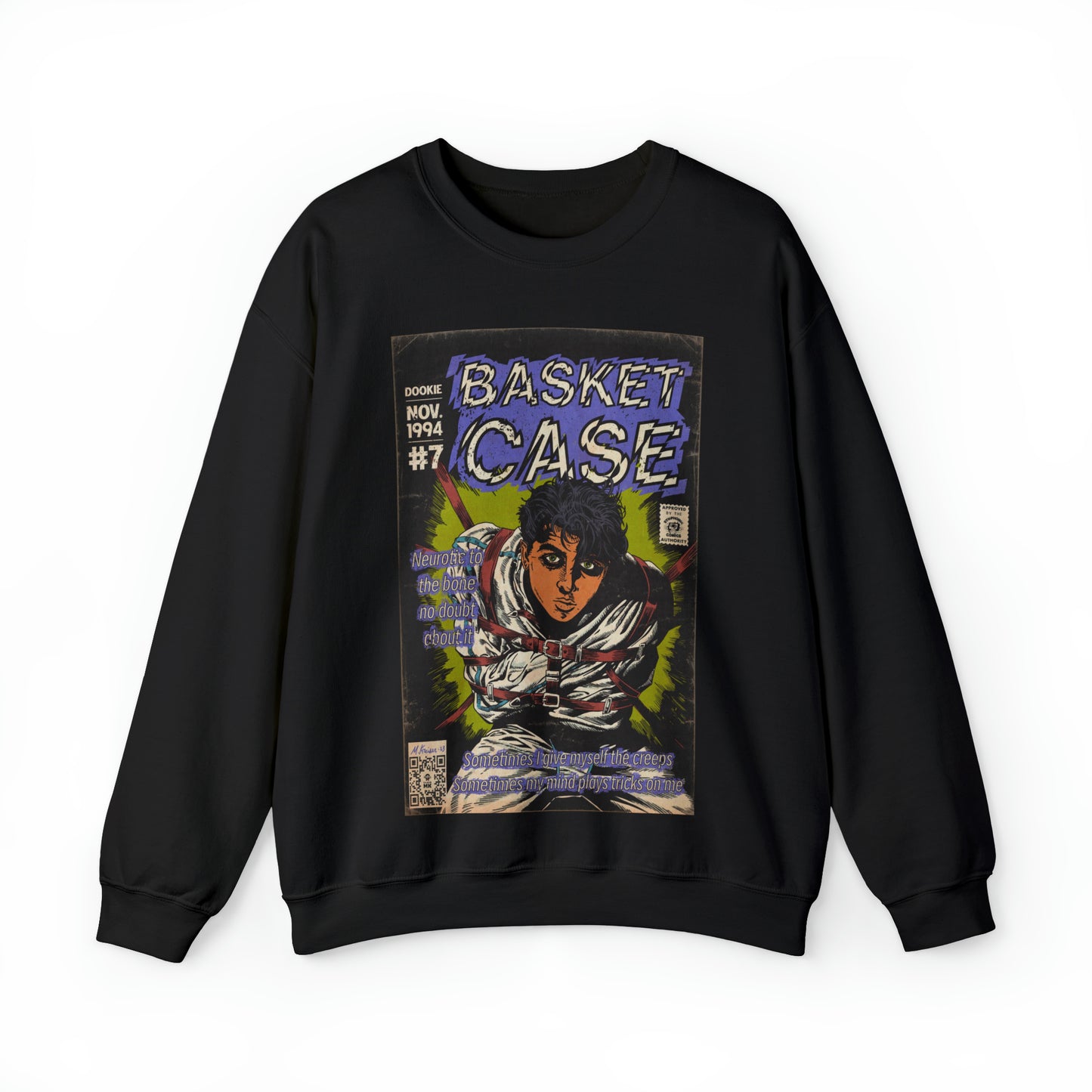 Green Day - Basket Case - Unisex Heavy Blend™ Crewneck Sweatshirt