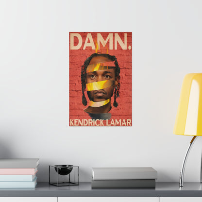 Kendrick Lamar- DAMN. Surreal - Vertical Matte Poster