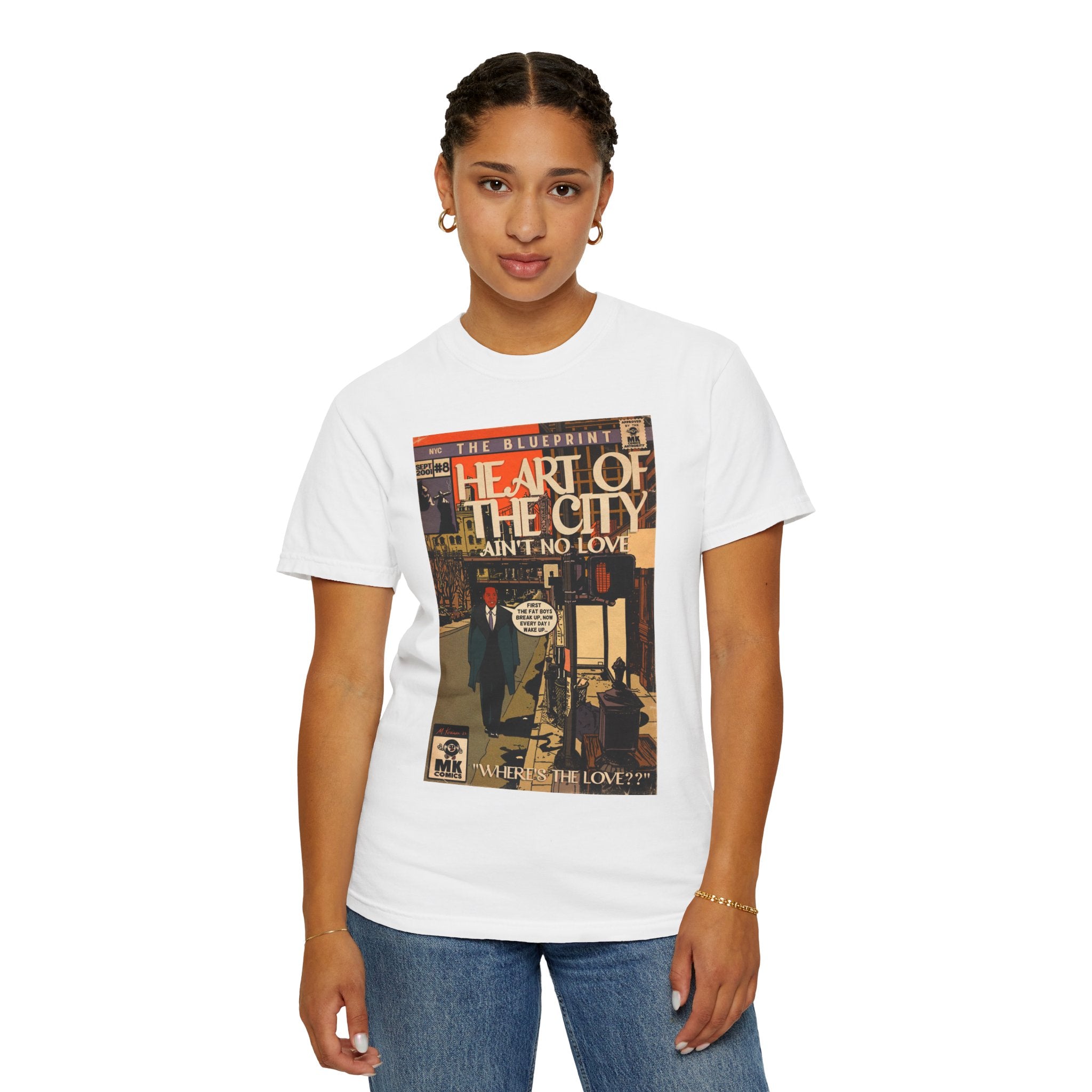 Heart of the City - Unisex Garment-Dyed T-shirt
