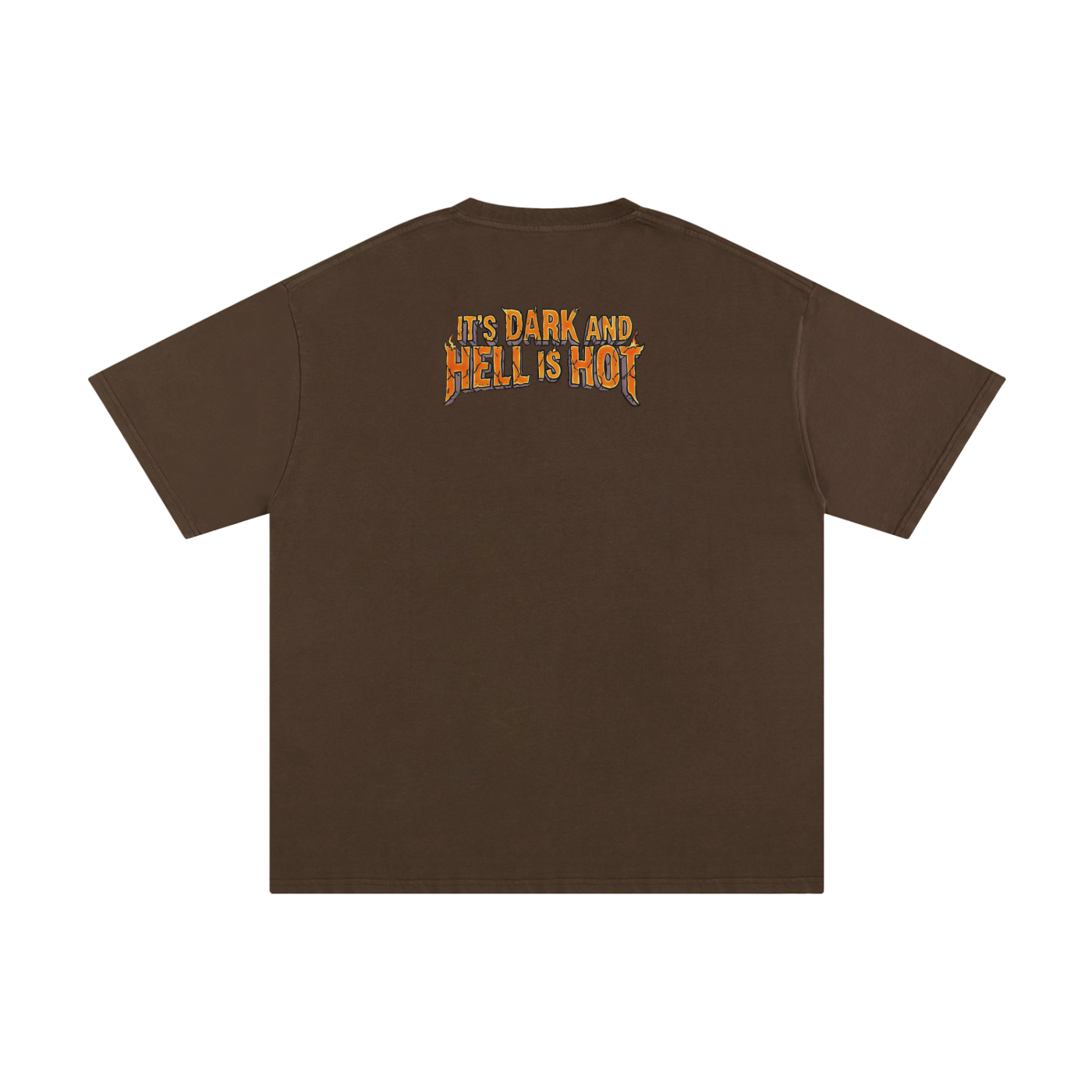It's Dark & Hell is Hot - Unisex Pure Cotton T-Shirt
